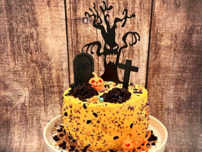 Halloweentorte "Spuk & Schmatz" inkl. 3-D Elementen